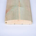 לוג חצי עגול- ציפוי